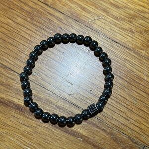 3/$25 Black Hematite Bead Bracelet